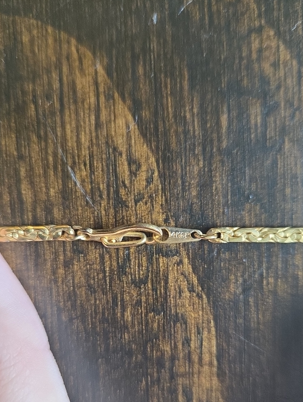 14KGP Gold Rope Chain Necklace - Picture 2 of 3